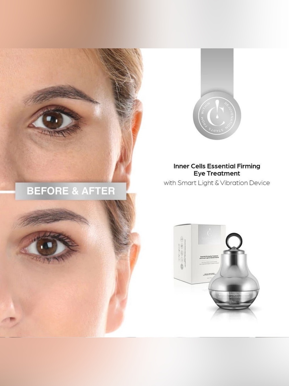 Inner Cells Essential Firming Eye Treatment with Smart Light & Vibration Device - Picture 4 of 6